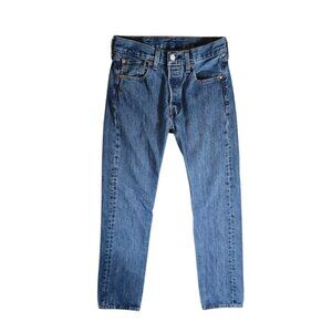 Levi's 501 Women's 28x32 Straight Leg Light Wash Medium Rise Button Fly